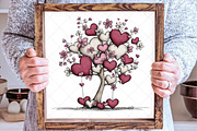 Quirky Valentine Day Tree Clipart, an Illustration by SinaCreation (Thumbnail 4 of 5)