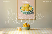 Frame Mockup PSD Interior Kitchen, a Mockup by momomockps (Thumbnail 1 of 8)