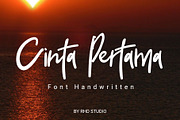 Cinta Pertama Handwritten Font, a Handwritten Font by RHD Creative Studio (Thumbnail 1 of 10)