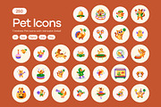 250 Pet Icon Art Set, a Duotone Icon by Vectors Market (Thumbnail 1 of 12)