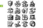 Insurance Set:Protection & Coverage, an Object Graphic by RT Studio (Thumbnail 2 of 2)