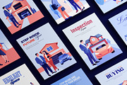 Real Estate Sale Illustration Set, a Finance Illustration by Brickclay (Thumbnail 3 of 9)