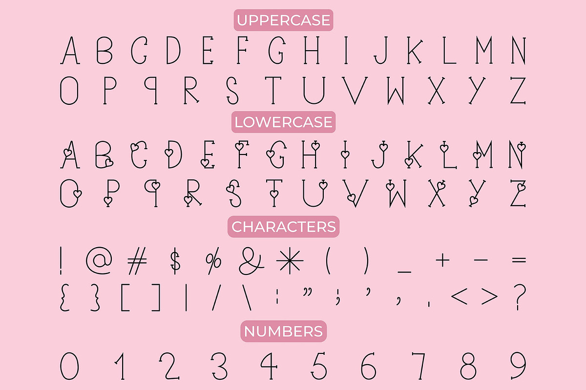 Lovebug - A Cute Valentine Font, a Font by CraftlabSVG (Photo 6 of 7)