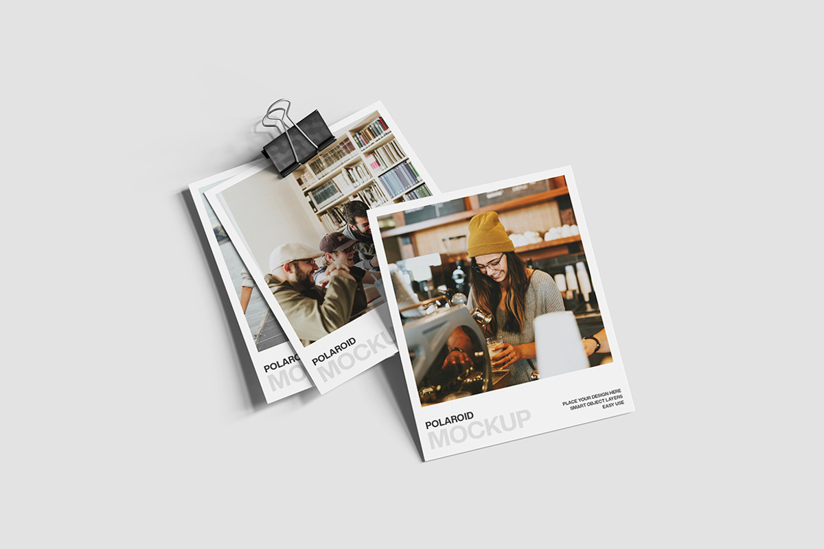 Polaroid Mockup, a Product Mockup by Indah (Photo 5 of 6)