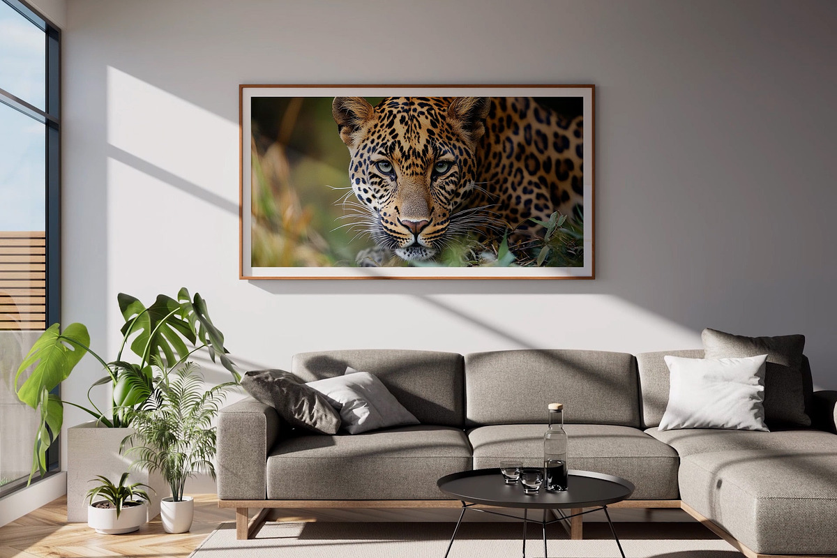 Frame Video Mockup Living Room 02, an Advertising Mockup by Drava Mockup (Photo 2 of 6)