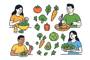 Engaging vector illustration of, a Food Illustration by ZinetroN