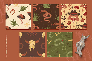 Wild West Clipart Patterns