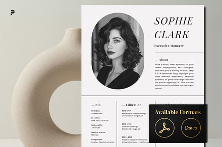 Modern Cv Resume and Cover Letter