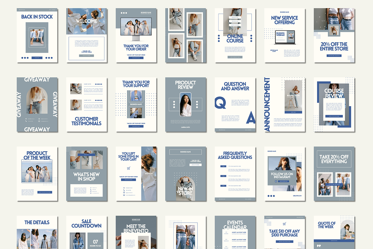 Email Marketing Newsletter Template, an Email Template by Branding Babe Co. (Photo 5 of 9)