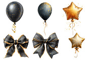 New Years Balloons Clipart, an Illustration by Designworld (Thumbnail 5 of 5)