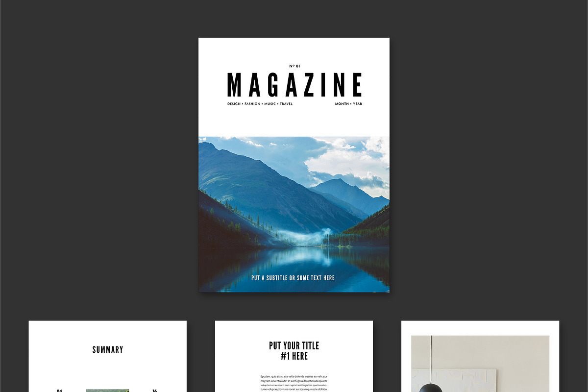 Digital Magazine Layout, a Magazine Template by tomsarraipodesign (Photo 2 of 2)