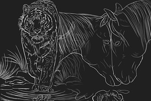 100 Animal Tattoo Stencil Pack