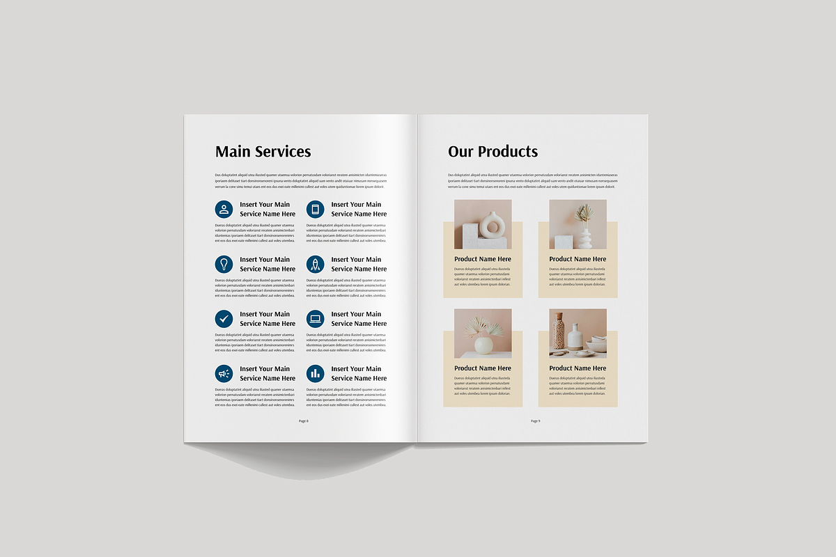 Brochure | Canva, MS Word, InDesign, a Brochure Template by Leaflove (Photo 5 of 10)