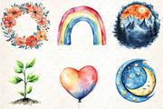 Cute Positive Quotes Clipart, an Illustration by DreamCafeArt (Thumbnail 3 of 4)