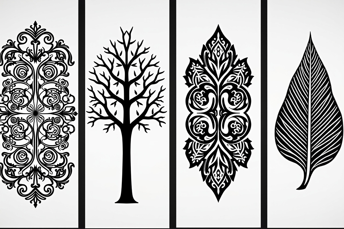 Floral Tree Silhouette Bundle, an Illustration by BIPLOB EXPERT (Photo 9 of 9)