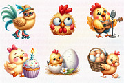 Funny Chiken clipart, an Illustration by CreationArt (Thumbnail 4 of 5)