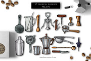 Bar Equipment illustration, a Food Illustration by Hand drawn Boutique (Thumbnail 3 of 8)