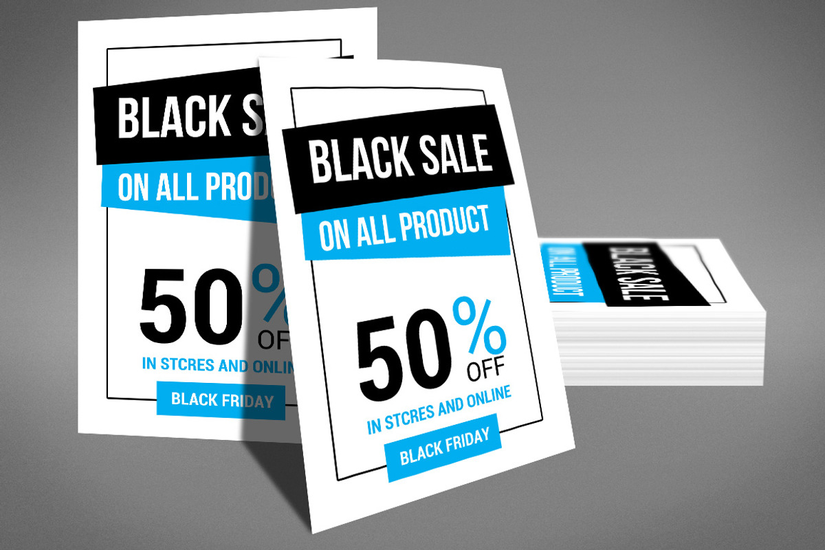 Black Friday Sale Flyer, a Flyer Template by graphicforest (Photo 2 of 4)
