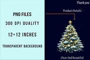 Watercolor Christmas Tree Clipart, an Illustration by SinaCreation (Thumbnail 6 of 7)