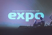 Expo, a Sans Serif Font by DonMarciano (Thumbnail 1 of 6)