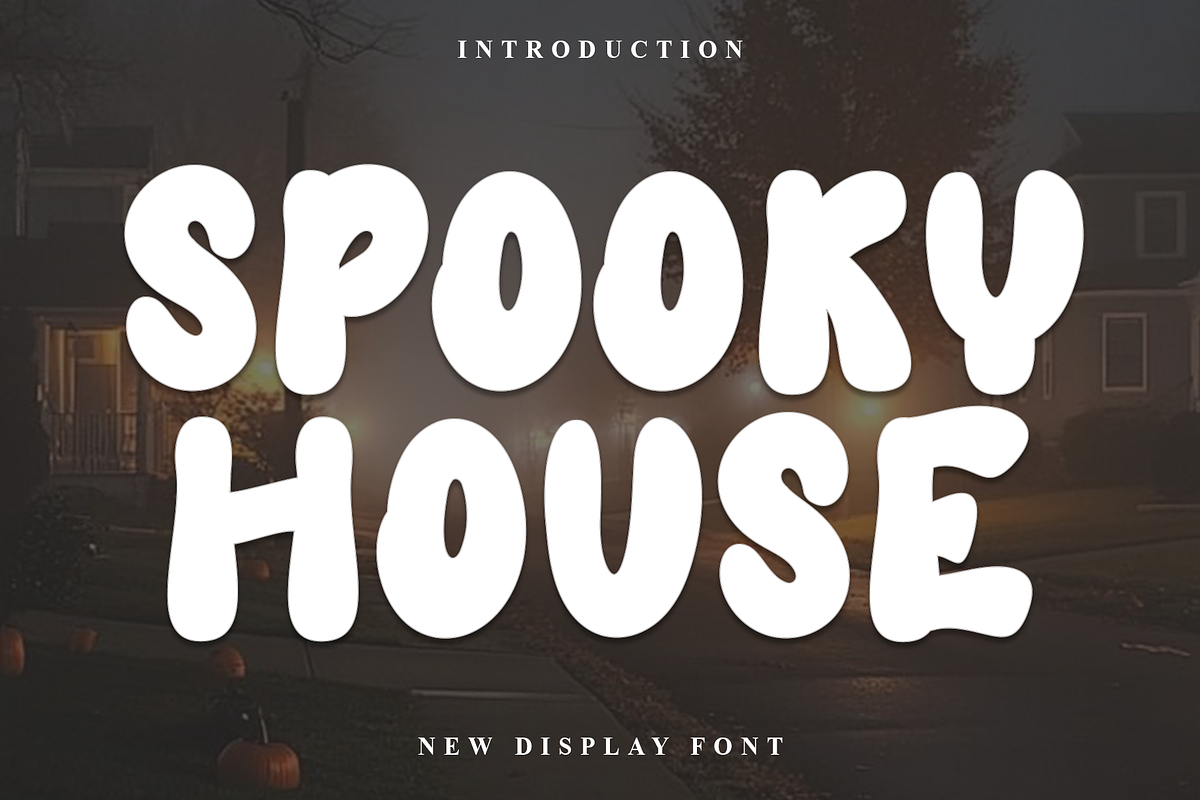 Spooky House, a Script Font by FreshTypeINK (Photo 1 of 8)
