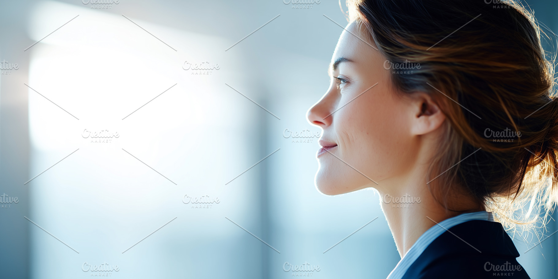 Confident businesswoman in a suit, a Business Photo by MistyDay