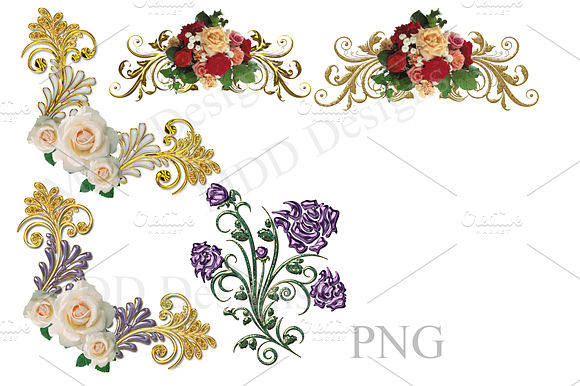 Flower Embellishments preview 4
