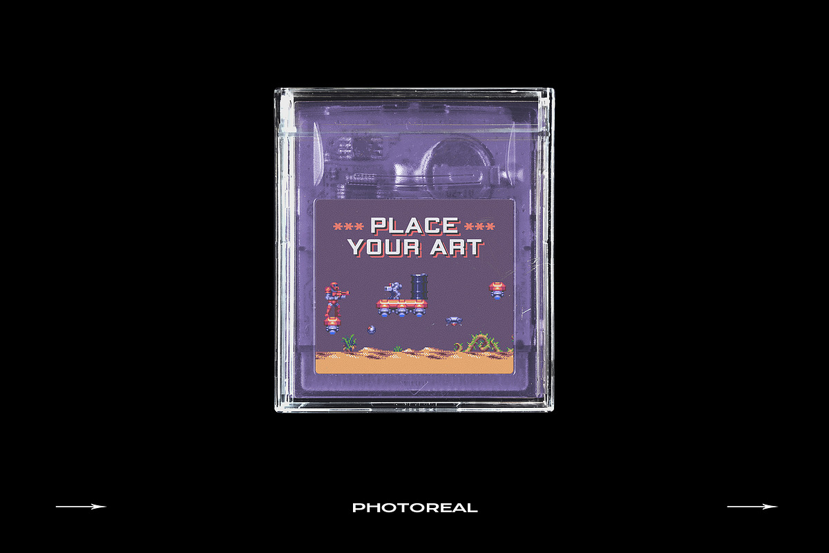 Game Cartridge Mockup Bundle Retro, a Product Mockup by PrintPixel (Photo 11 of 27)