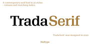 TradaSerif, a Serif Font by Hoftype (Thumbnail 1 of 15)