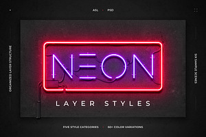 Neon Layer Styles