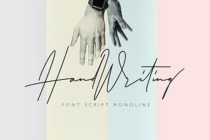 Handwritting, a Script Font by artisans