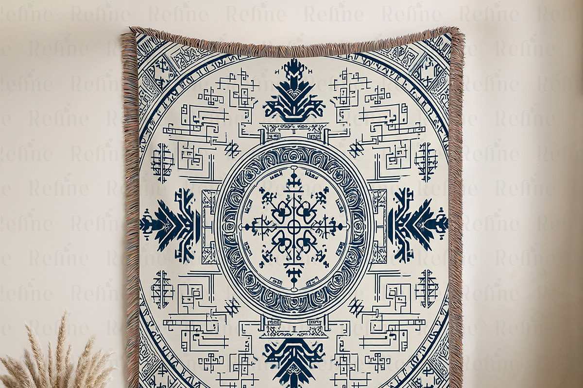 Woven Blanket Mockup, a Mockup by Mie Mockup Studio (Photo 8 of 8)
