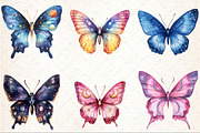 Magic Butterflies Clipart Bundle, an Illustration by Rose Art (Thumbnail 3 of 8)