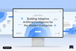 AI Pitch Deck Modern Presentation, a Presentation Template by Claymoon Lab
