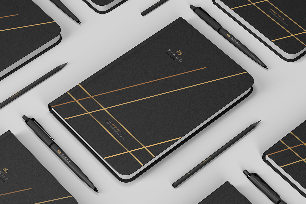 Stationery Branding Mockup Set, a Product Mockup by Seven Lights (Photo 7 of 9)