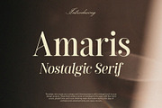 Amaris - Nostalgic Serif, a Serif Font by Craft Supply Co. (Thumbnail 1 of 8)