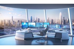 computer technology office, a Technology Photo by pikepicture