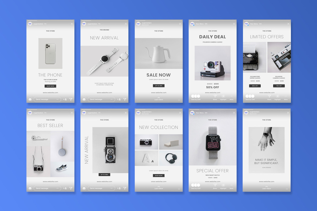 Instagram Stories for Store, a Social Media Template by Meenom Templates (Photo 3 of 7)