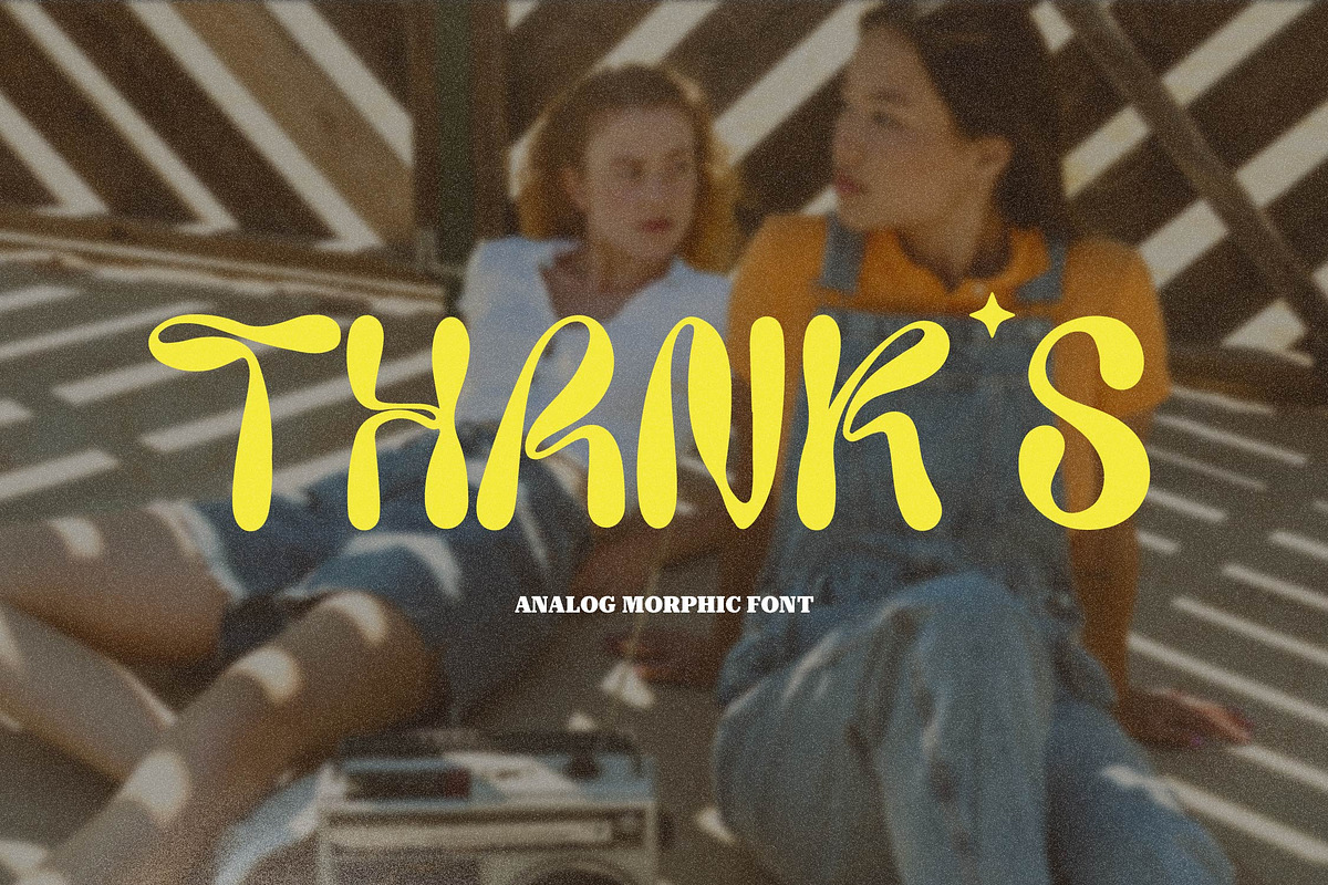 Analog Morphich | Handwritten Bubbly, a Handwritten Font by Denustudios (Photo 14 of 14)