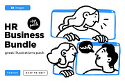 HR business illustration set, a Person Illustration by StonePic (Thumbnail 1 of 4)