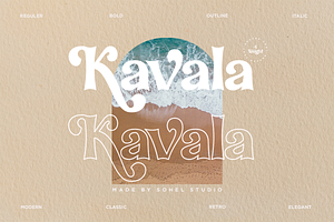 Kavala - Modern Serif