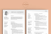 Resume/CV - The Cecilia, a Resume Template by CreativeLandStudio (Thumbnail 4 of 9)