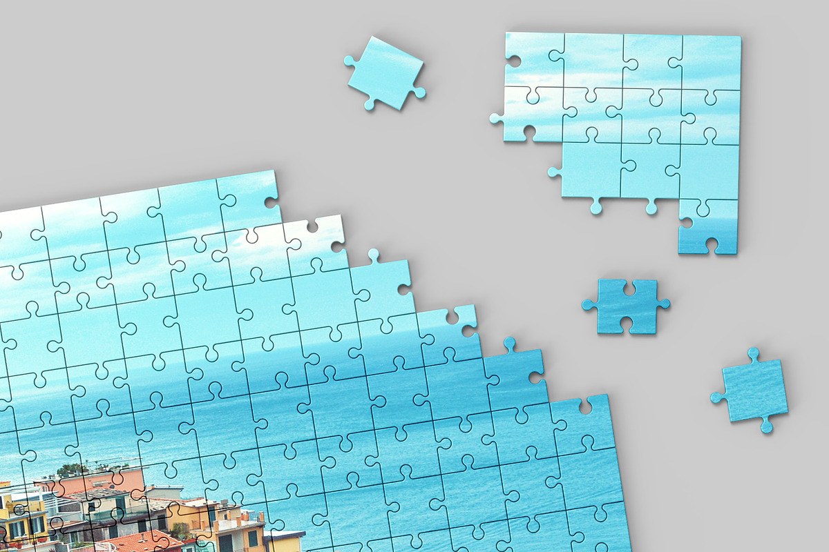 Puzzle Mockup - 12 views, a Packaging Mockup by Illusiongraphic (Photo 16 of 25)
