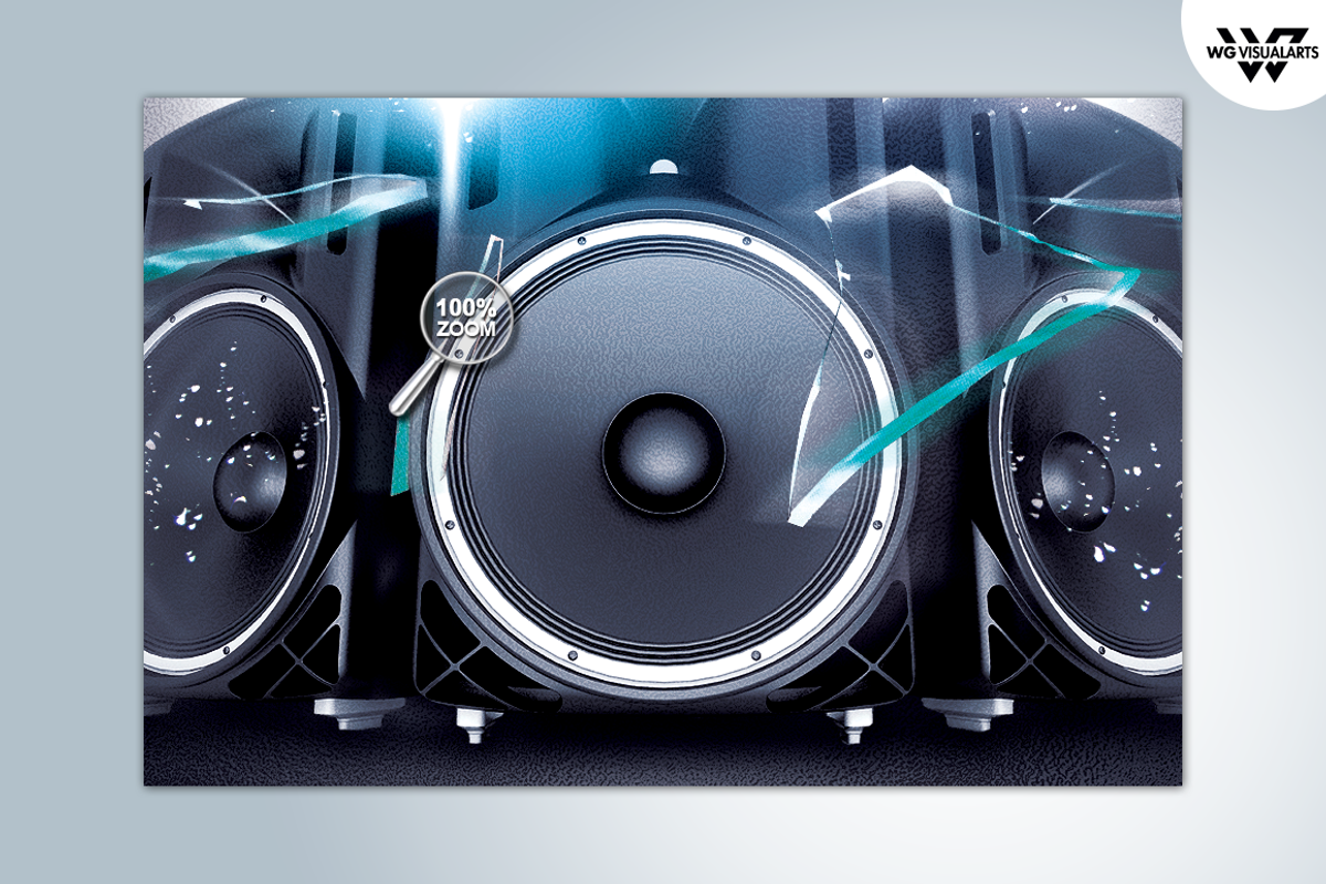 SOUND SYSTEM Flyer Template, a Flyer Template by WG DESIGN