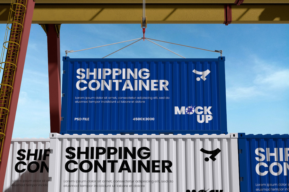 Shipping Container Mockup, a Cups & Container Mockup by Rielismee (Photo 5 of 5)