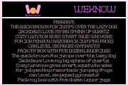 Virtual Graphic font, a Font by weknow (Thumbnail 6 of 8)