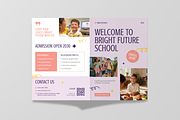School Admission Bifold Brochure, a Brochure Template by Annora Studio (Thumbnail 3 of 6)