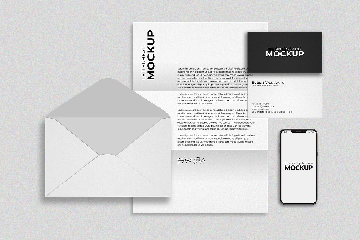 Corporate Stationery Mockup, a Books & Magazine Mockup by Abdul Studio (Photo 5 of 10)