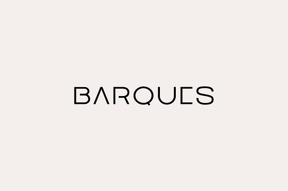 BARQUES - Display / Logo Typeface preview 8