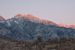 mountain sunrise